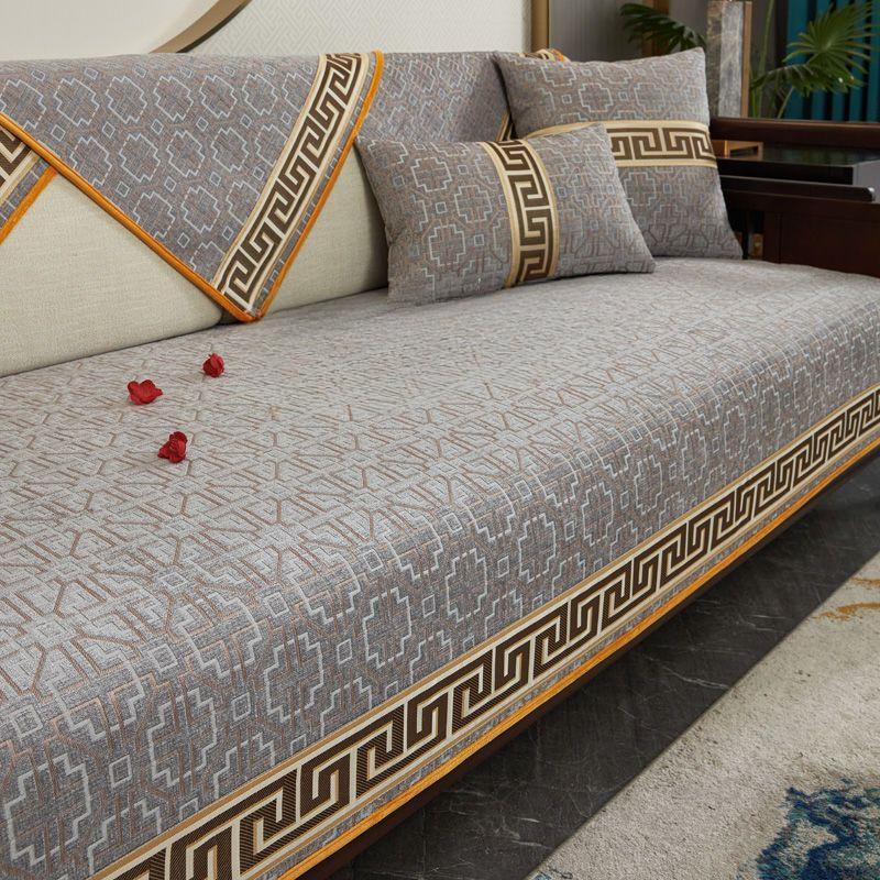 Chinese Style Solid Wood Sofa Cushion Rosewood Sofa Living Room Sofa Cover Sofa Cushion Four Seasons Universal Sofa Cover Towel