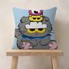 Cloud Cat ZZOA album  Pillow Gifts Home Office Furnishings Bedroom Sofa Car Cushion Cover case 45x45cm
