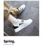 2023 Spring/Summer Women's White Leather Waterproof Casual Sneakers