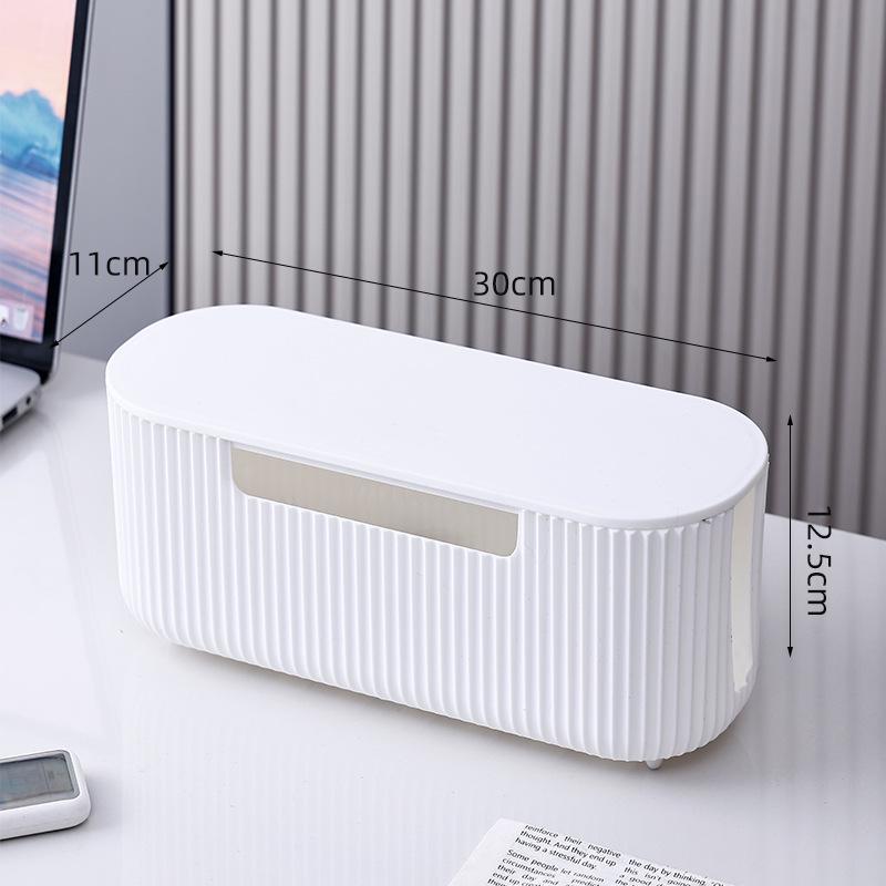 

Power Strip Cover & Cable Organizer Box 30 x 11 x 12.5 cm