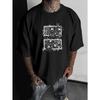 This Is a Summer Style Oversized T-Shirt for Men with Short Sleeves And a Drop-Shoulder Design. It Features a Printed Design, Is Soft And Breathable