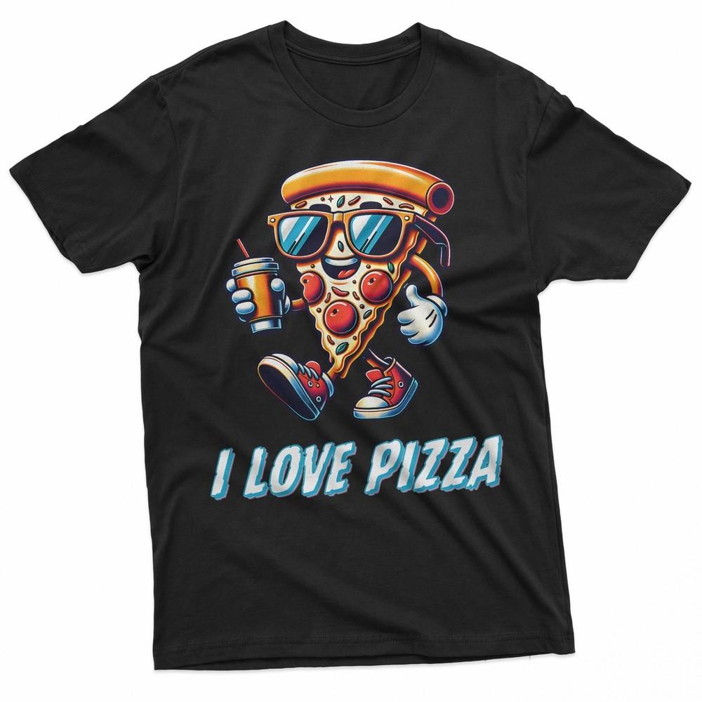 Cool Pizza Slice Funny Food Lovers Kids Men And Women Shirt TShirt Unisex T-Shirt S