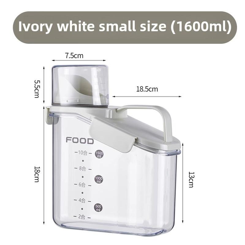 Simple Seal with Scale Grain Storage Bucket Pet Grain Storage Bucket Cat Food Dog Food Moisture-proof Dog Supplies
