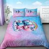 Cartoon Stitch 3pcs Duvet Cover Quilt Cover Bedding Set Queen King Twin Size for Children Bedroom Decor Birthday Gifts