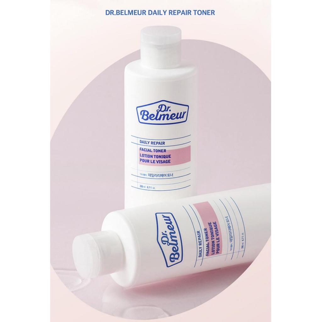 [TheFaceShop] Dr. Belmeur Daily Repair Set: Moisturizer 120ml + Toner 200ml