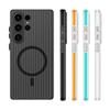 Anti-slip Corrugated Matte Clear Soft Case For Samsung Galaxy S26 S25 Plus S24 Ultra Original For Magsafe Magnetic  Cover
