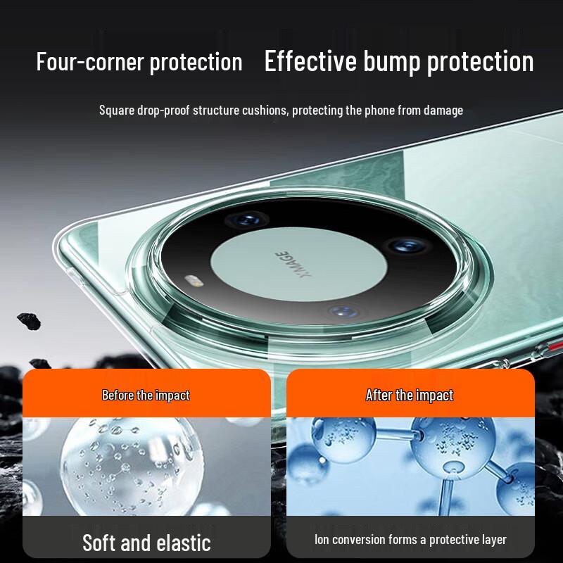 KOOLIFE Huawei Clear Protective Phone Case