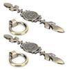 2pcs Zinc Alloy Ring Pull Handles Antique Bronze Drawer Handles Cabinet Knobs  Dresser Closet