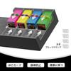 Card Holds 3000 Cards Trekkers PU Leather Vertical Card 4 24 Trading Card Deluxe Magnetic Card Standard Game Card Box Four Box, (4 Rows), Box,