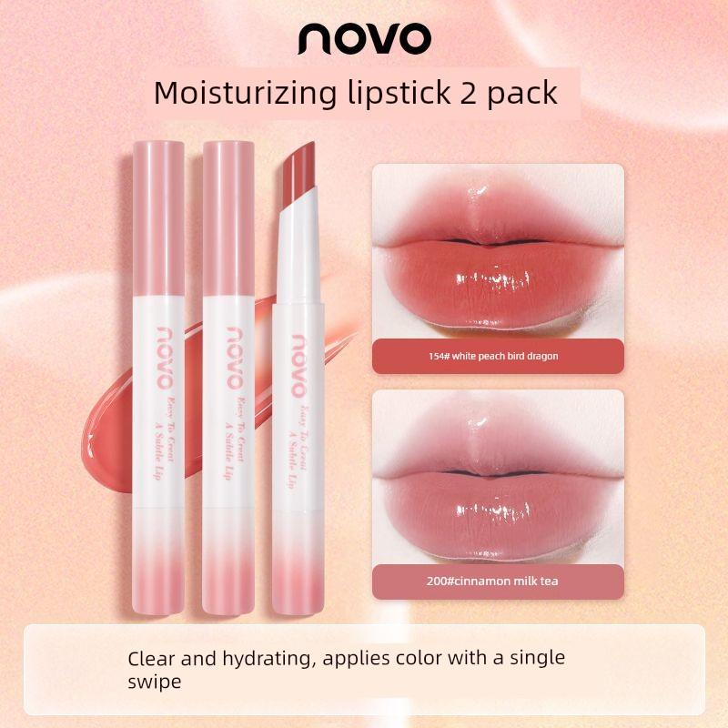Nude Color Lipstick Stick, Lip Gloss for Women, Non-Fading, Non-Stick Cup, Low Saturation for Autumn and Winter, Natural Makeup, Niche Brand