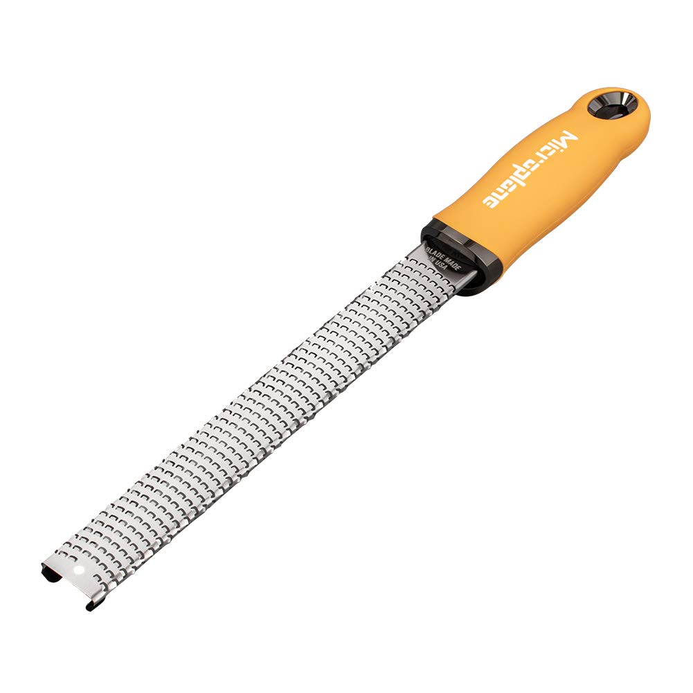 Microplane Premium Classic Series Zester 46620 Kitchen [Microplane] Grater, Grater, Yellow, [Used]