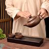 Raw ore large capacity purple sand teapot antique smile cherry pot handmade household cinnabar clay pot tea maker filter tea maker