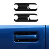 Exterior Door Handle Bowl Cover Trim Bezels For Ford F150 2Door 2015- Black