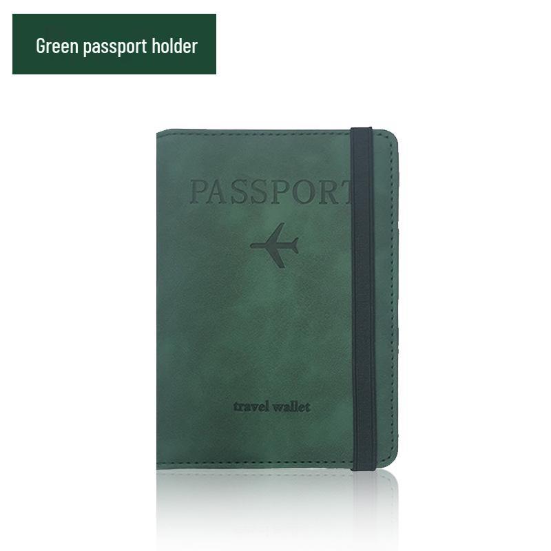 Multi-Color Luggage Tag & Anti-Magnetic Passport Holder Set
