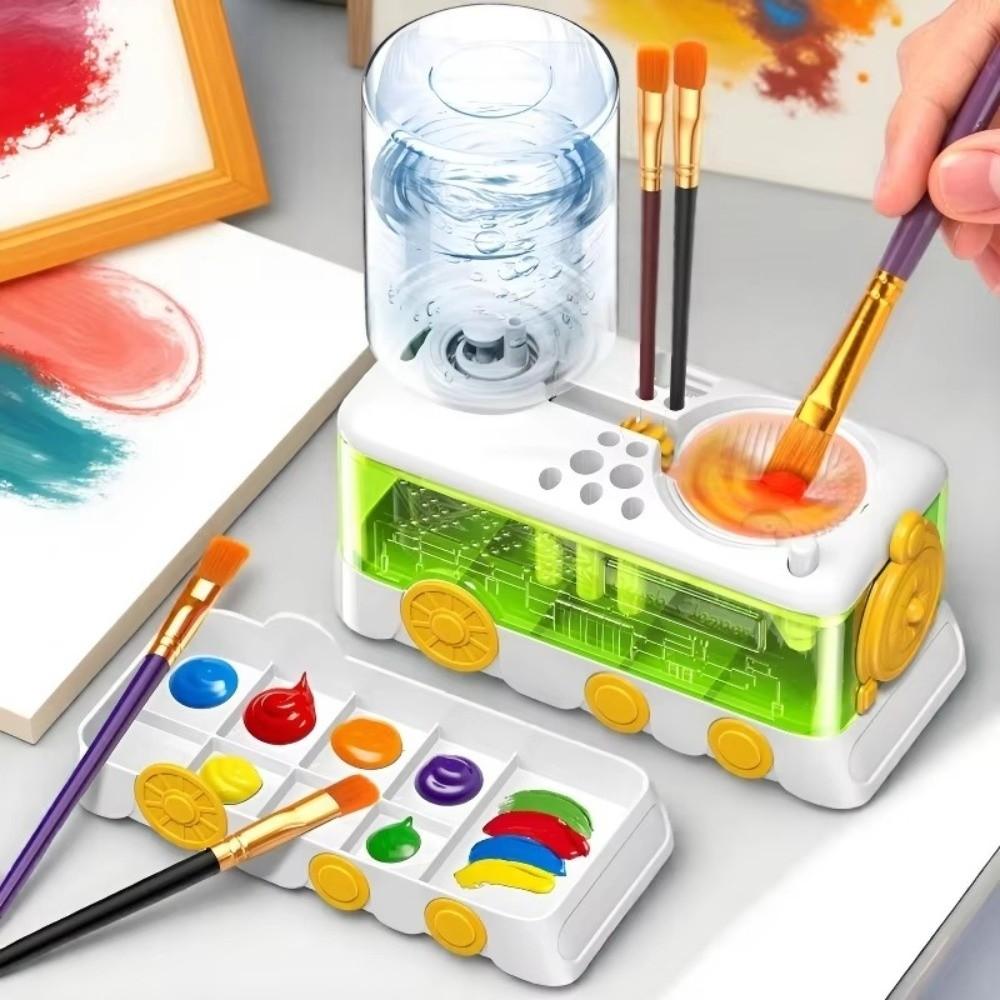 Cleaning Paintbrush Rinse Pen Holder Calligraphy Pen Brush Washing Holder