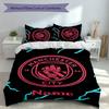 3pcs Custom Name Manchester City F.C Set,Includes 1 Duvet Cover and 2 Pillowcases,All-season Bedroom Decor