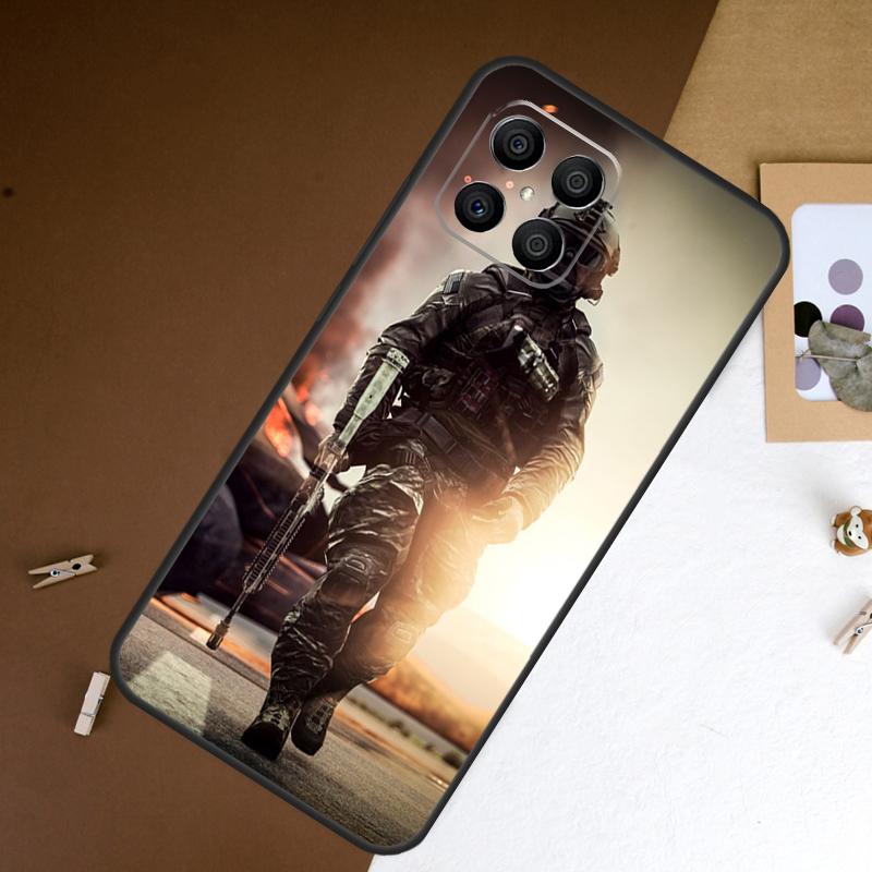 Tactical Swat Gear Pattern Phone Case For Honor 90 Lite 50 70 Magic 5 6 Pro 8X X6 X7 X8 X9 X8a X7a X6a X9b X9a Cover