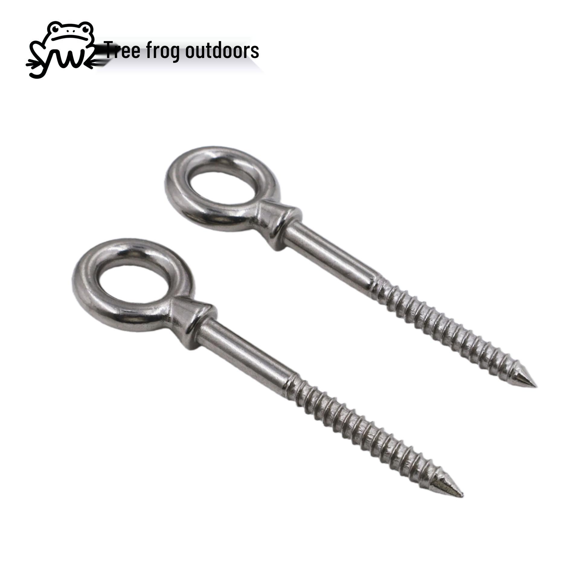 

304/316 Stainless Steel Lifting Eye Bolt with Wood Thread for Swings M5