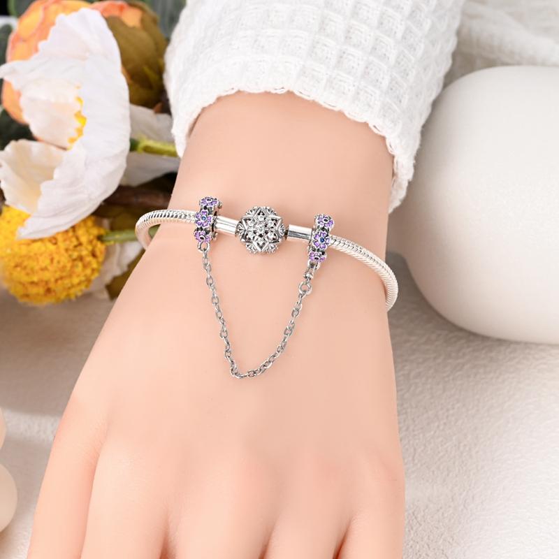 Copper Stars Moon Sunflower Heart Shaped Safety Chains Spacer Bead Bead Charms Charm Bead Charms Compatible With Authentic Bracelets Do It Yourself