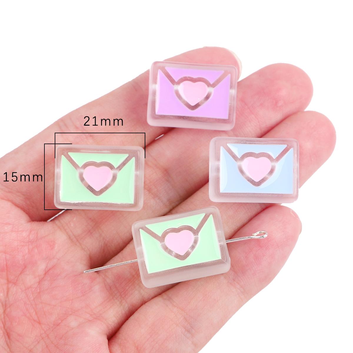 

4-6 шт акриловые бусины с глазурью для DIY ожерелье, браслет, серьги, изготовление ювелирных изделий, аксессуары для рукоделия 15x21mm 4pcs разноцветный