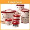 Fairy Cherry Pattern Food Container With Leakproof Sealing For School And Workplace