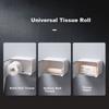 Ecoco Bathroom Tissue Box Storage Rack, No Drilling Required, Toilet Hand Towel Dispenser, High-End Bathroom Paper Towel Holder
