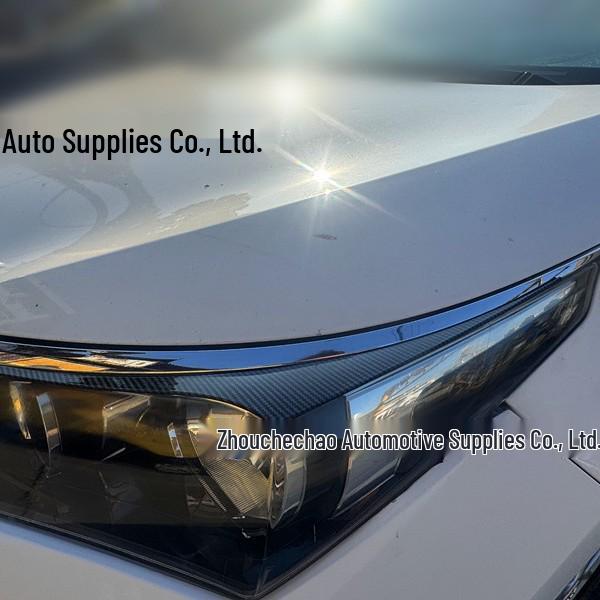 

Toyota Corolla (2014-2018) Headlight Eyebrow Trim - Carbon Fiber Pattern Piano Black - Pair