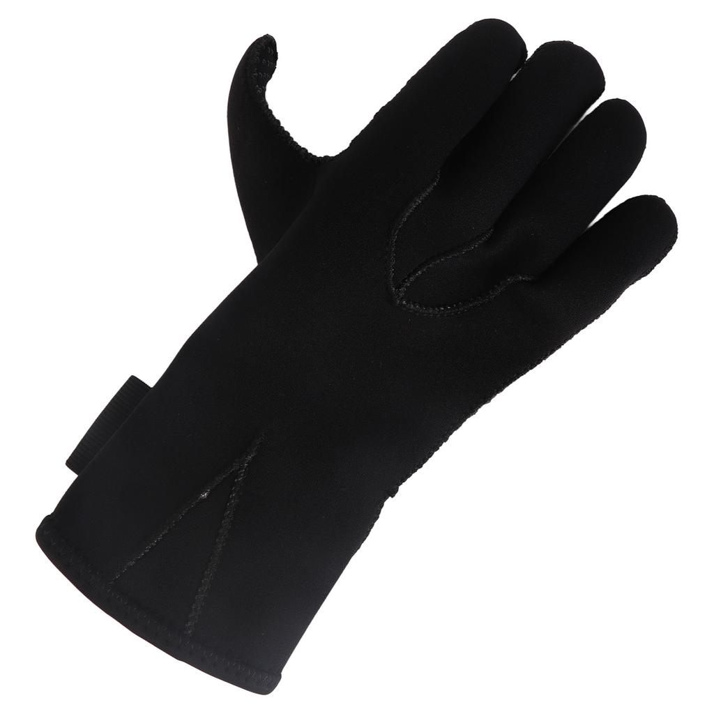 3mm Diving Gloves with Elastic Wrist Anti Slip Particles Waterproof Wetsuit Gloves for Snorkeling