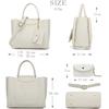 Featured In Oggi Magazine April Tote PU Leather Elegant Square Bit 171033 [Gussio Italy] Issue 2-Way Bag, High-End Look, Handbag, Shape, Detail,