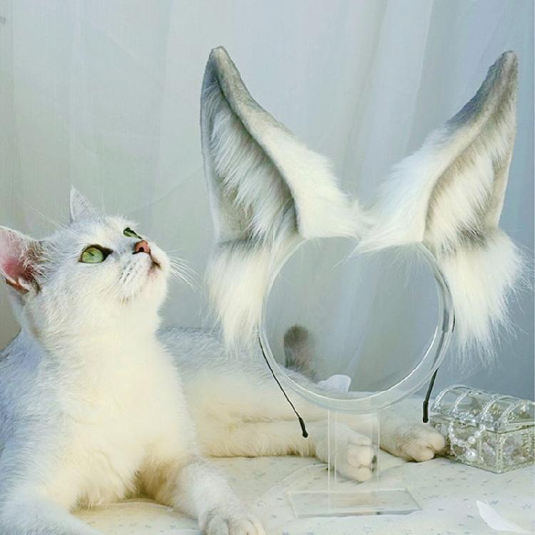 Fashion Foxes Ear Plush Headband Costume Headpiece Adjustable Cosplay Accessory For Party Outfits And Everyday Wear