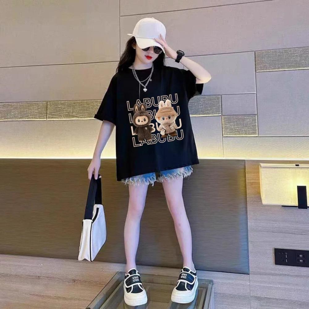 Korean oversized T-shirt with cute print