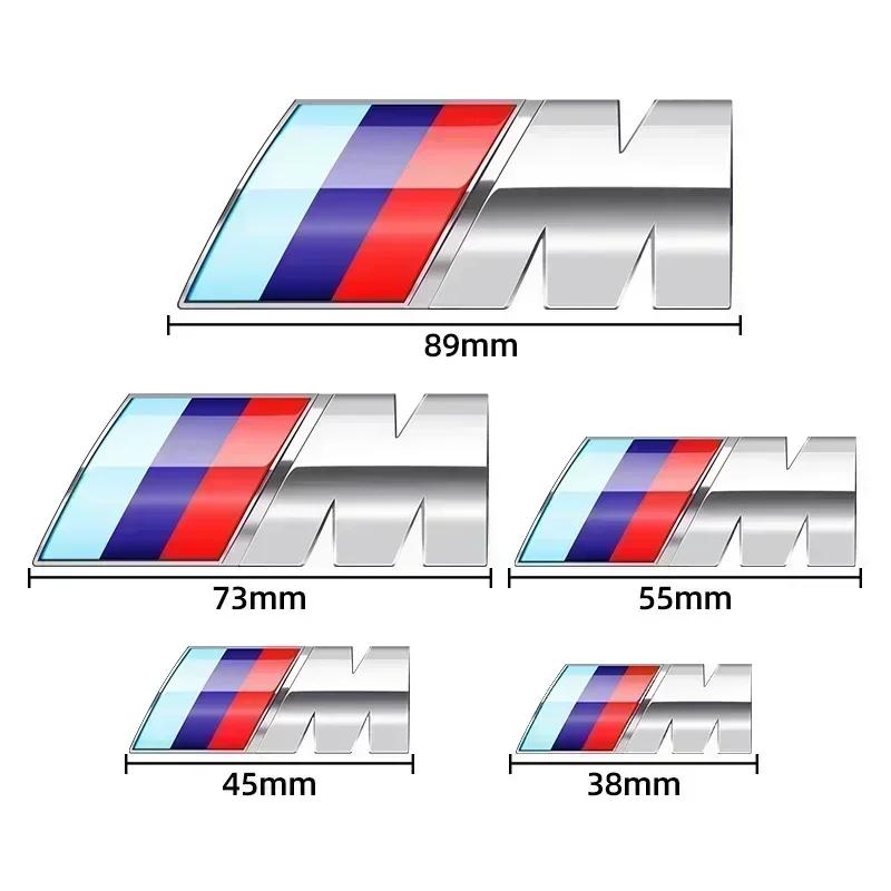 Car Wing Fender Rear Trunk Emblem Badge Decal Body Stickers Styling For BMW M E36 E60 E90 X2 X1 X3 X5 E46 E39 E70 M3 M5 M6