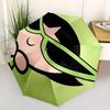 1pc Powerpuff Girls Automatic Folding Umbrella  Lightweight Design, Self-Opening/ Closing, Durable Windproof Travel Umbrella A0826042