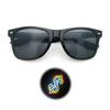 3D Heart Effect Diffraction Glasses Women Sunglasses Rectangle Rainbow Kaleidoscope Festival Party Style Eyewear Clear/Gray Lens