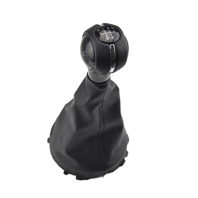 5/6 Speed Car Interior Manual Gear Shift Knob Shifter Cover for Mini Cooper F54 F55 F56 F57 F60 PU Leather Replacement