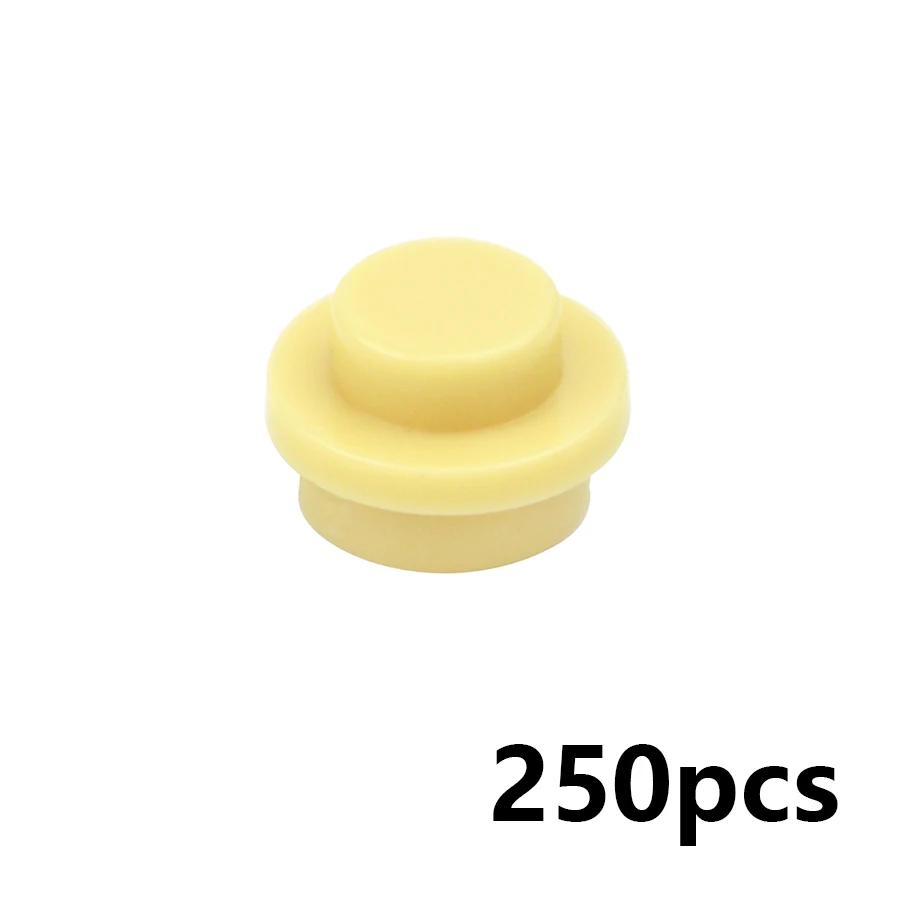 250 ks MOC Skládací dílky 4073 6141 15570 Deska Kulatá 1x1 Bod DIY Stavebnice 1*1 Figurky Lampy Cihličky Hračka pro děti