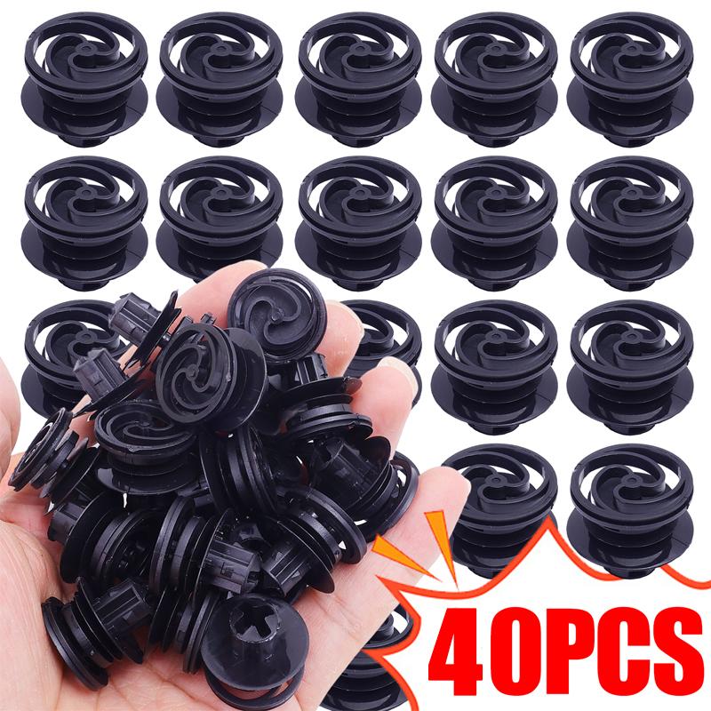 20/40x Auto Door Card Retainer Trim Panel Clips Push-Type Interior Rivets Fastener Clip For VW Volkswagen Golf Mk4 Passat B5