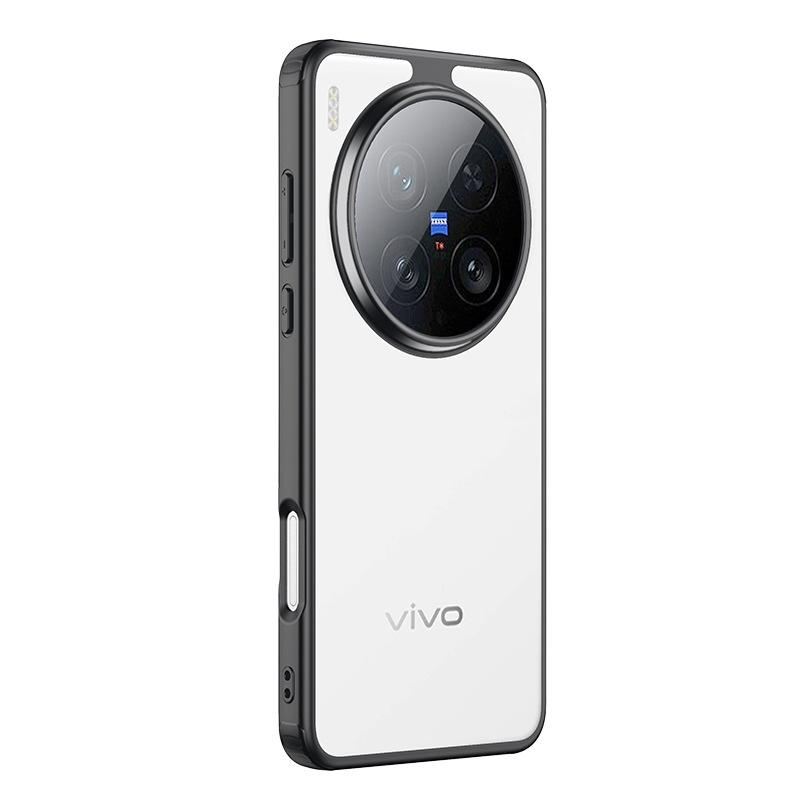 Applicable VIVO X200Ultra Armor Magnetic Mobile Phone Case Magsafe Magnetic X200Pro Transparent Protective Case