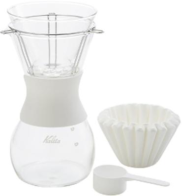 Coffee Dripper Wave White Drip Coffee Equipment for Two or Four or Coffee Gift for Respect for the Aged Day Set, 2-4 Servings, Style, #185,