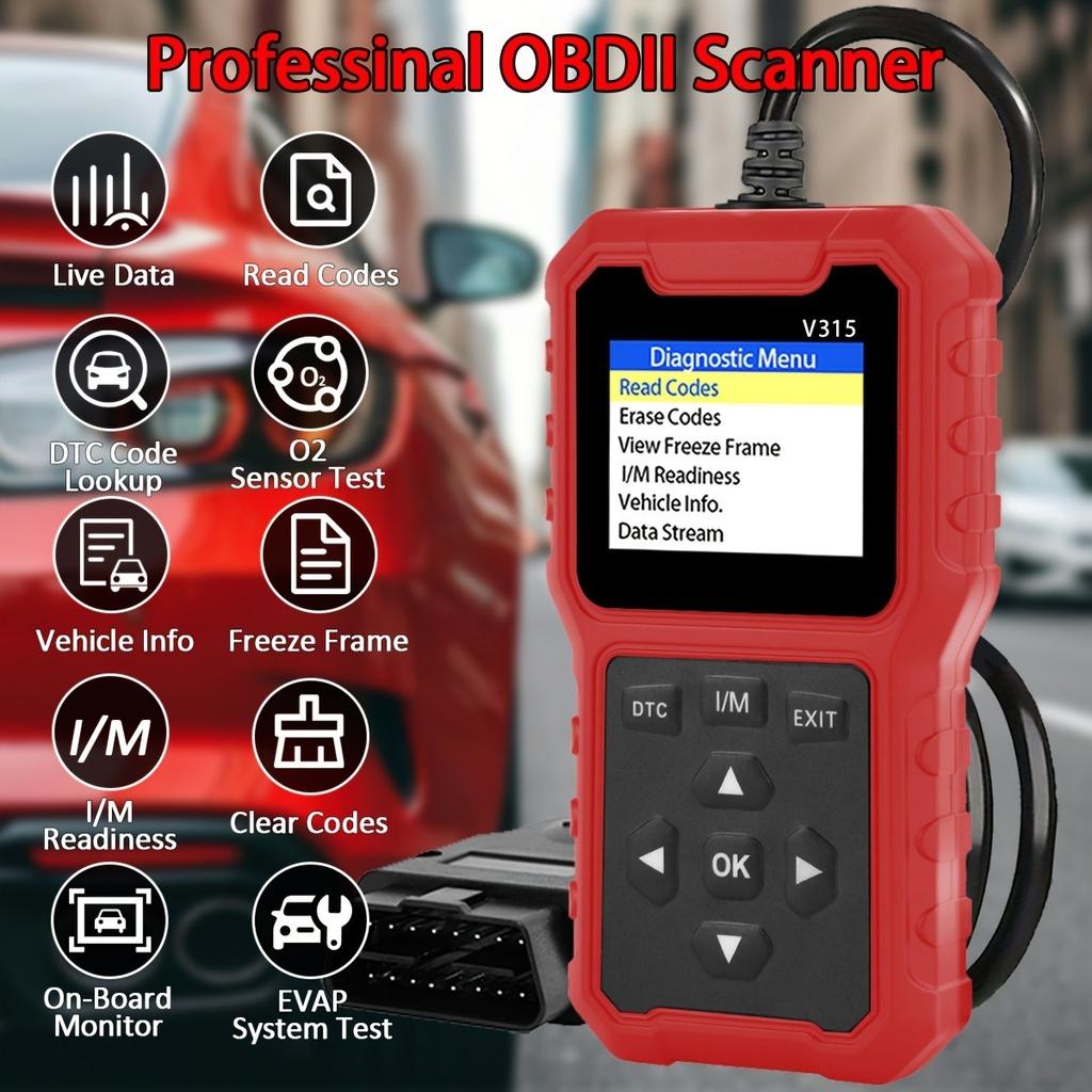Enhanced Universal OBD II Scanner for Automotive Engine Fault Code Readers Can Diagnose Scanning Tools and Clear Error Codes