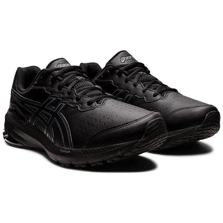 Asics GT-1000 Leather 2 Comfortable Durable Low-Top Running Shoes Men Sneaker Black 1131A059-001