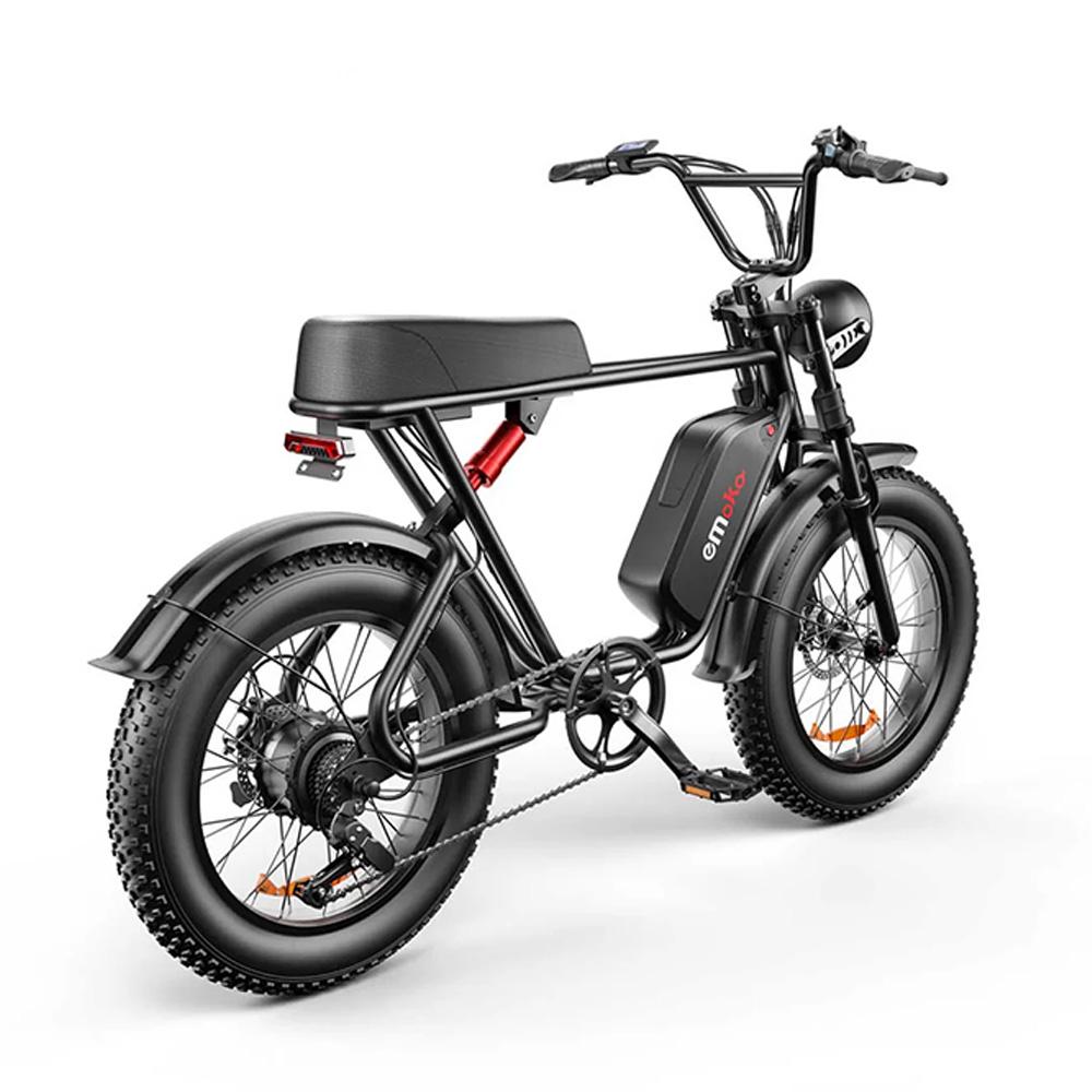 EMOKO C91 20" Fat Tire E-Bike 1000W & 48V20Ah Urban Commuter E-Bike, Disc Brakes, Shimano 7-Speed Electric Road Bike with Bench Seat