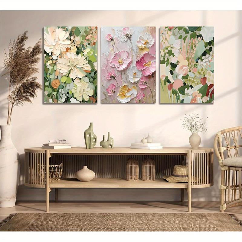 1 st Kreativ Vas Bukett Canvas Konsttryck, Klassisk Blommig Väggkonst och Naturstil Väggdekor för Konst Heminredning