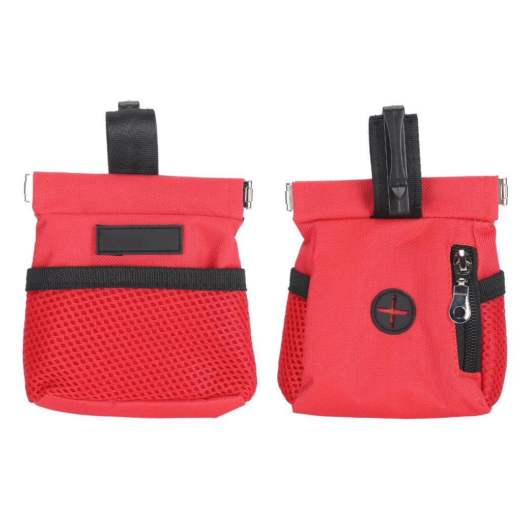 Dog Treat Pouch with Waist Clip Multifunction Large Capacity Dog Treat Training Pouch for Pet Dog Puppy Training