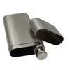Bestler Skittle Bottle 2oz Portable Whiskey Bottle Flask Cigar Case for 2 Cigars FLAT