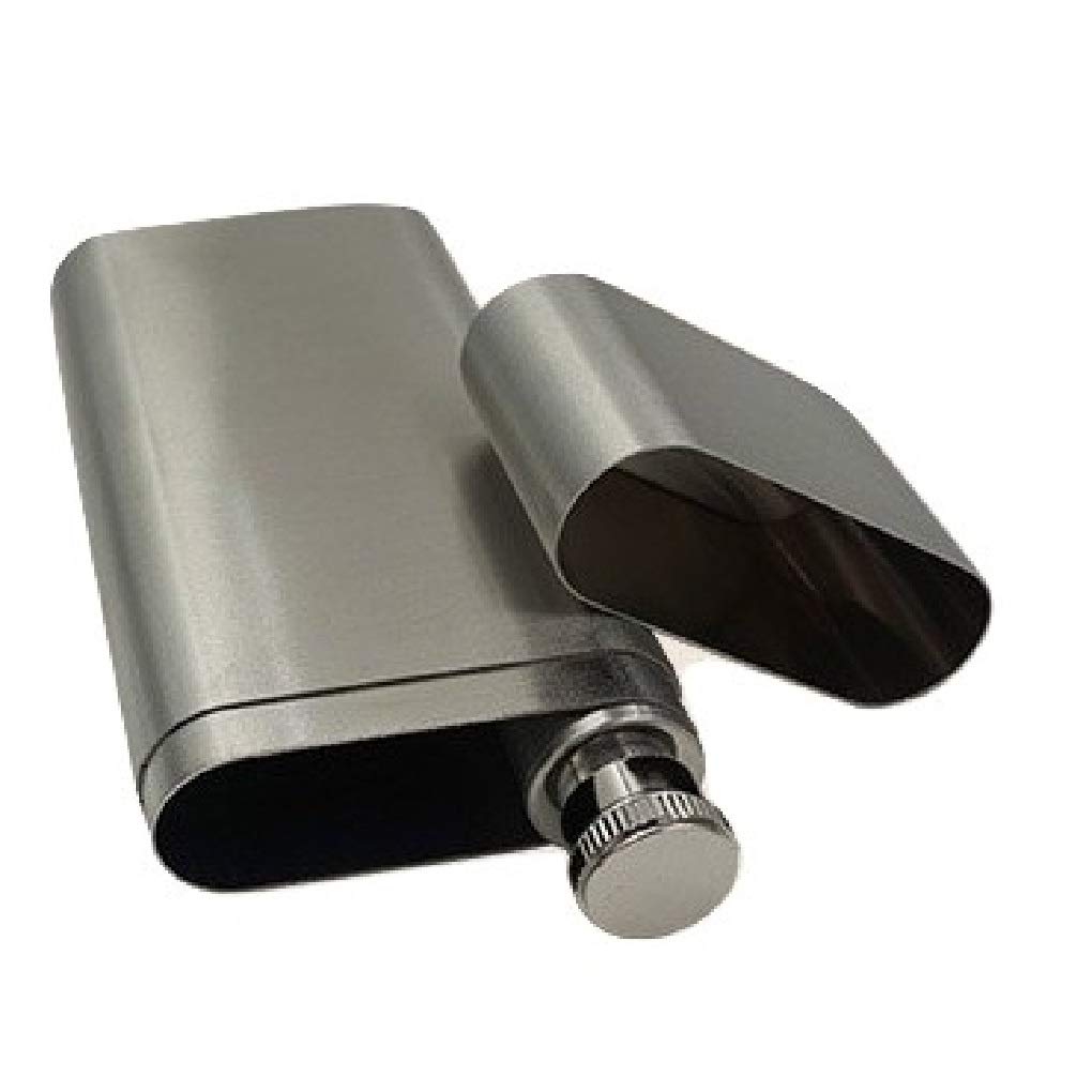 

Bestler Фляга-бутылка для скиттлс 2 унции Портативная фляга для виски Чехол для сигар на 2 сигары ПЛОСКИЙ