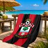 FC-Wappen-Design aufgedrucktes Mikrofaser-Strandtuch, Weich und saugfähig, Schnell trocknend, Ideal für Sommerreisen, Strand-Essential, Schwimmbad