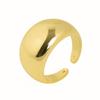 Ring - LUXENTER - Tanys - 18K Gold Plated - Adjustable Size - Width 12.4 Mm