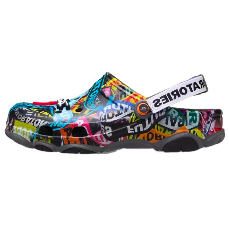 

Futura Laboratories x Crocs Стильные и универсальные Дырявые туфли Унисекс Серые 37-38 серый