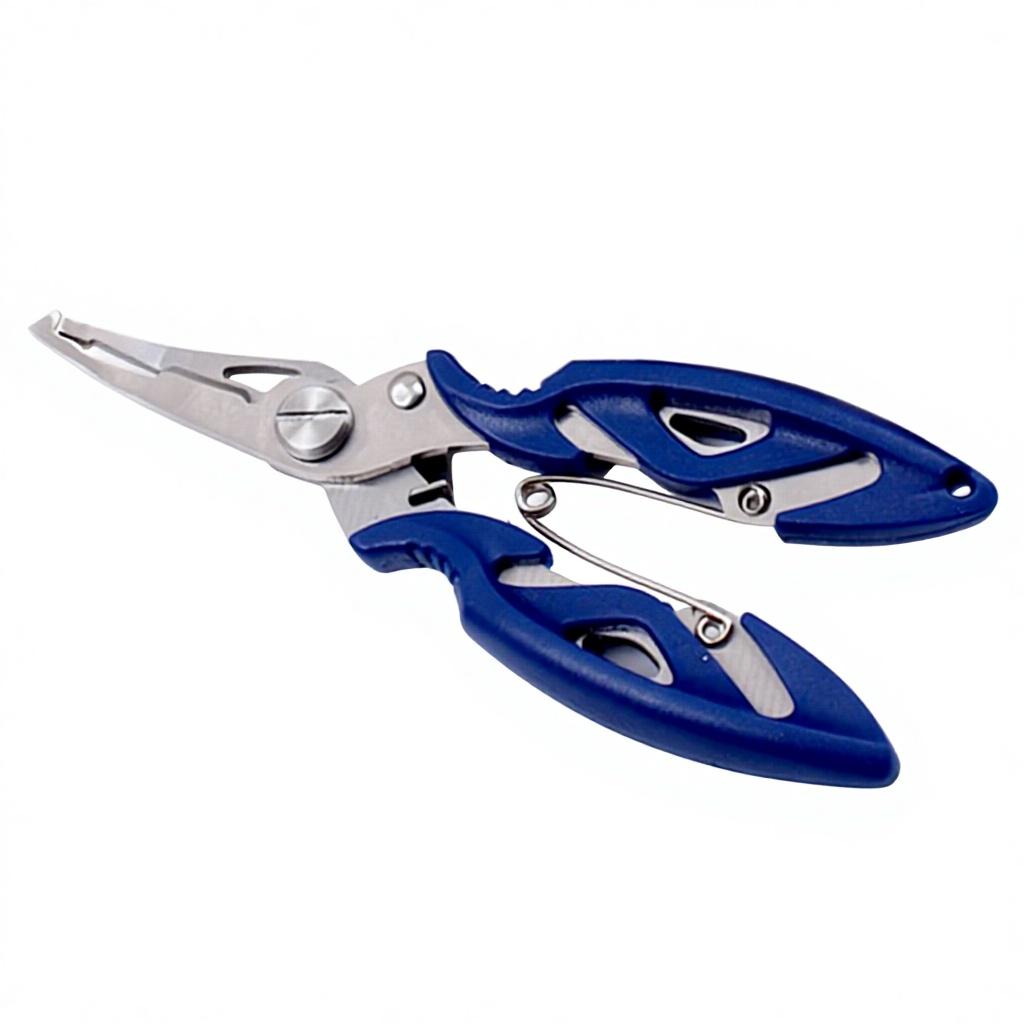 Outdoor Fishing Gear Accessories Stainless Steel Lure Pliers Fishing Clippers With Bag Multi-purpose Hiking Fishing Scissors